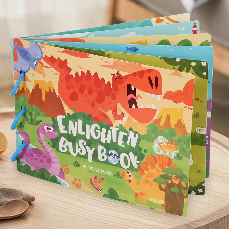 Educational Quiet Paste Book